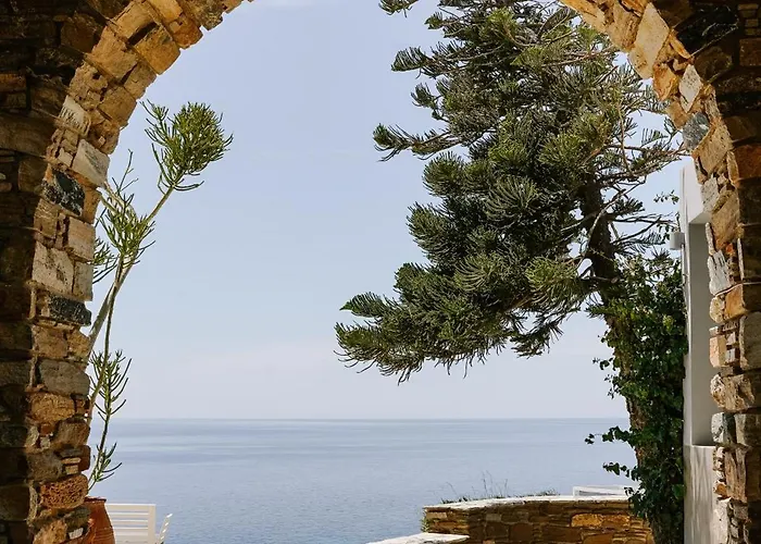 Hébergement de vacances Maison Simone With Private Heated Infinity Pool & Spectacular Sea View Agios Sostis (Tinos)