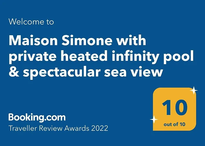 Maison Simone With Private Heated Infinity Pool & Spectacular Sea View 艾西奥斯索蒂斯